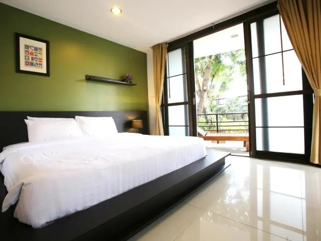 Bed in La Villetta Chiang Mai Bed in La Villetta Chiang Mai