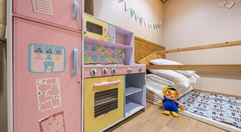 Bed in Seogwipo (Seongsan) Beach Hotel