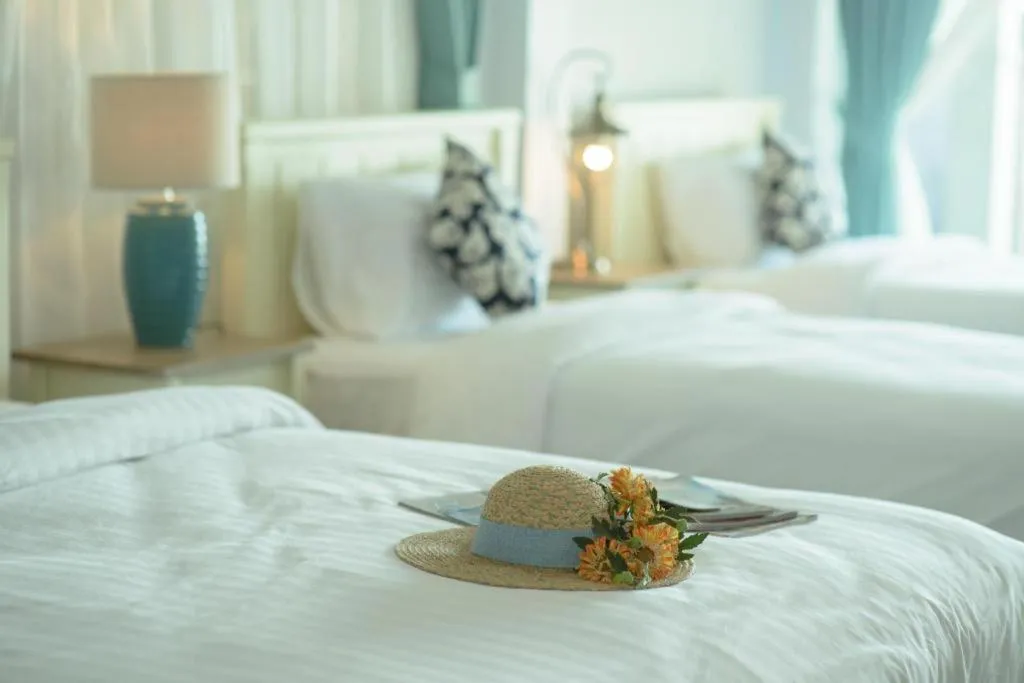 Bed in Sea Coco Resort