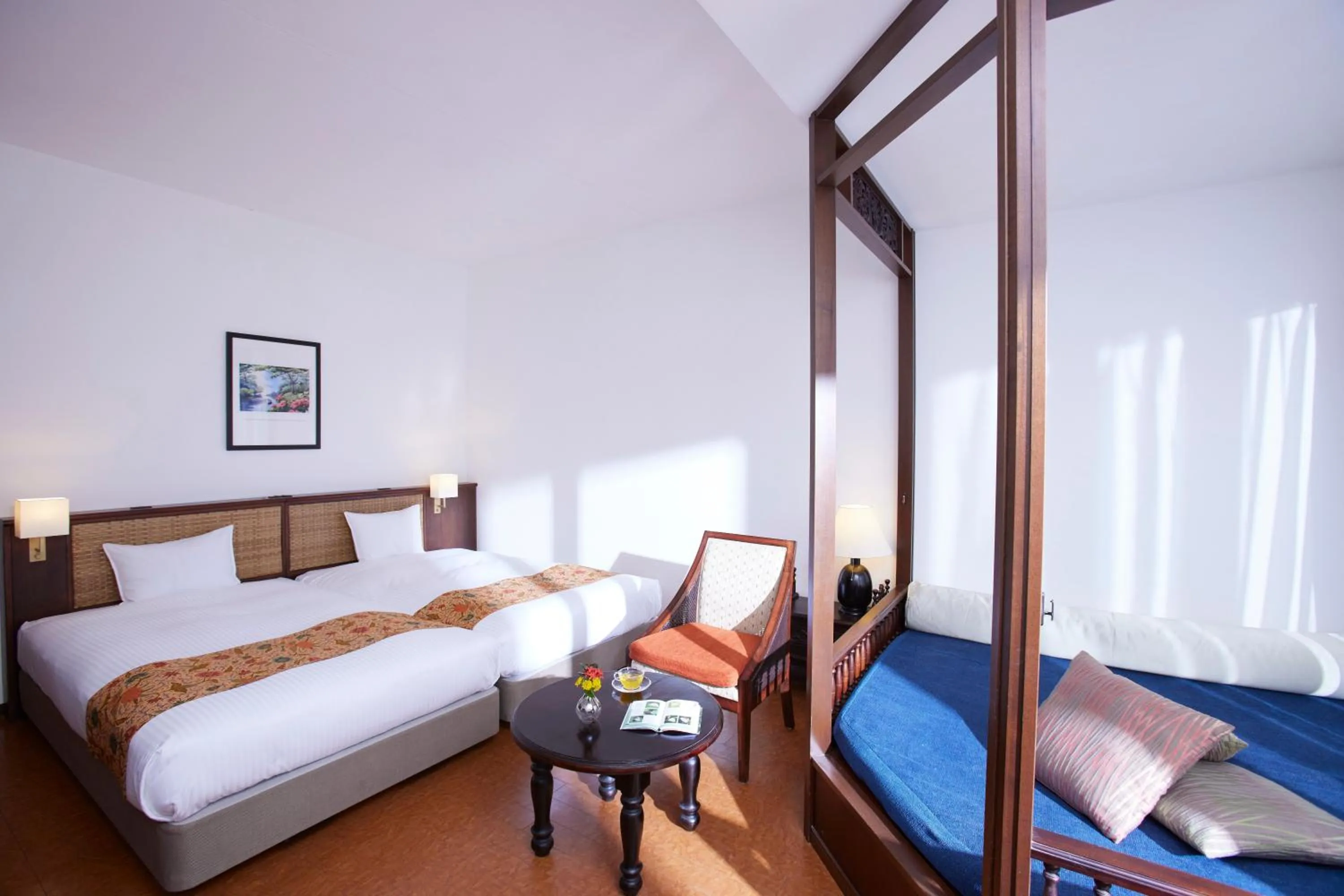 Bed in Iriomote Hotel by Hoshino Resorts