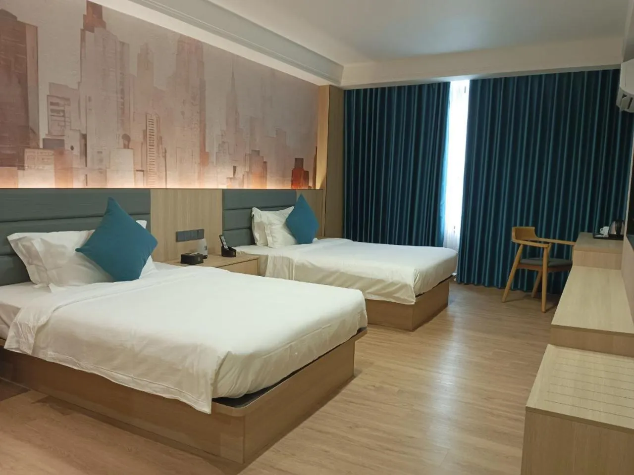 Bed in Fan's Hotel Palo