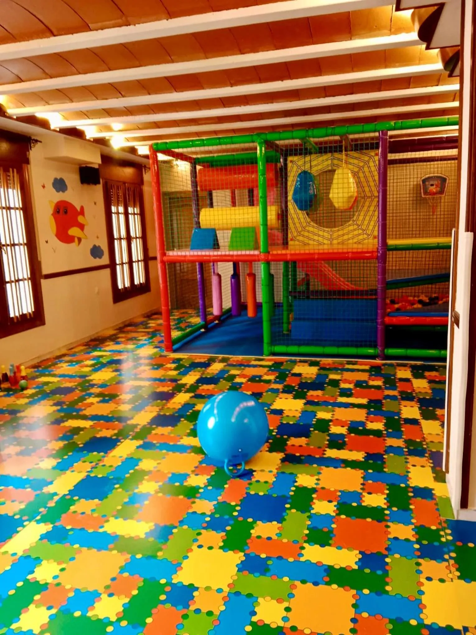 Children play ground in Hotel Palacio de Oñate