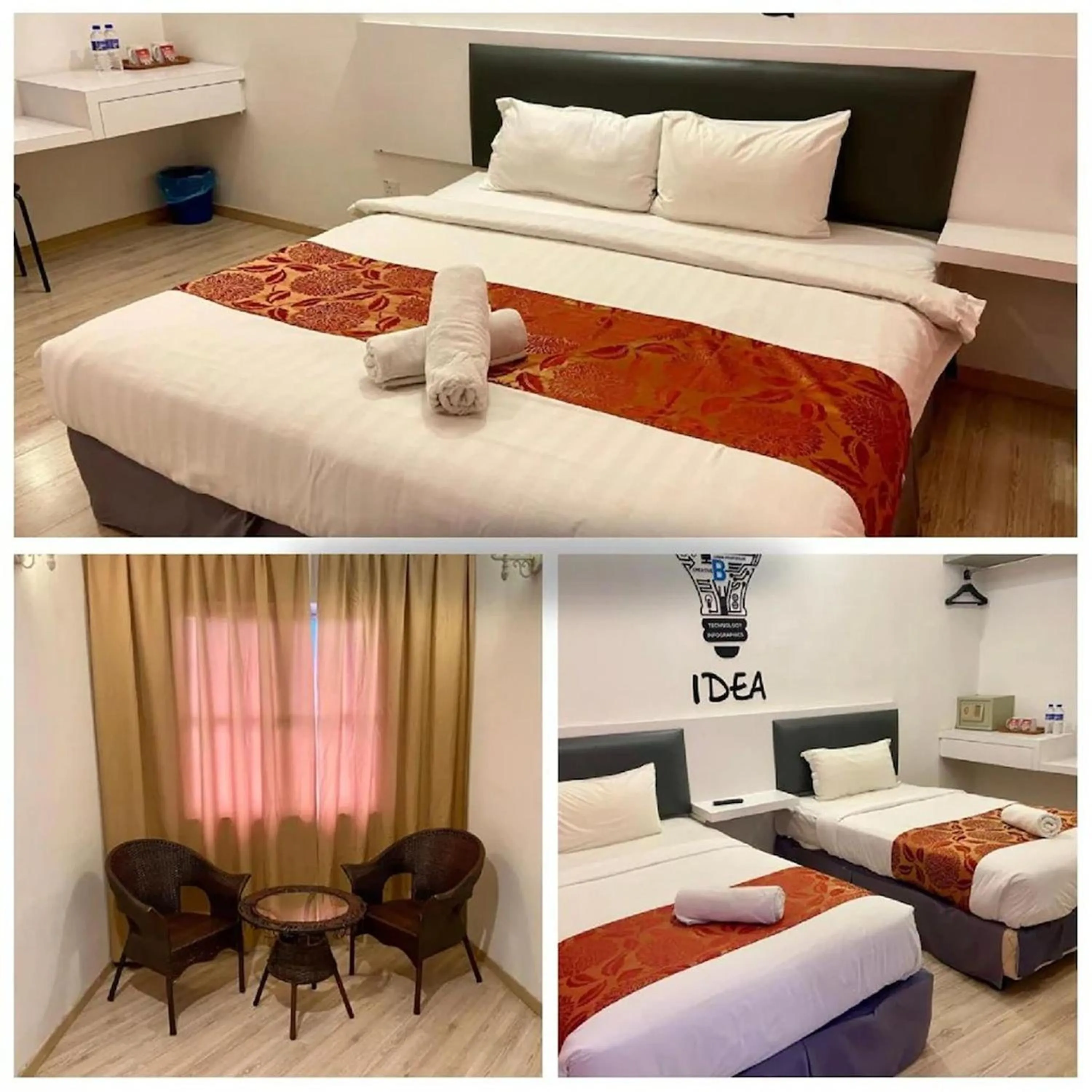 Bed in Hotel Dlima Inn Plaza Mahkota Melaka