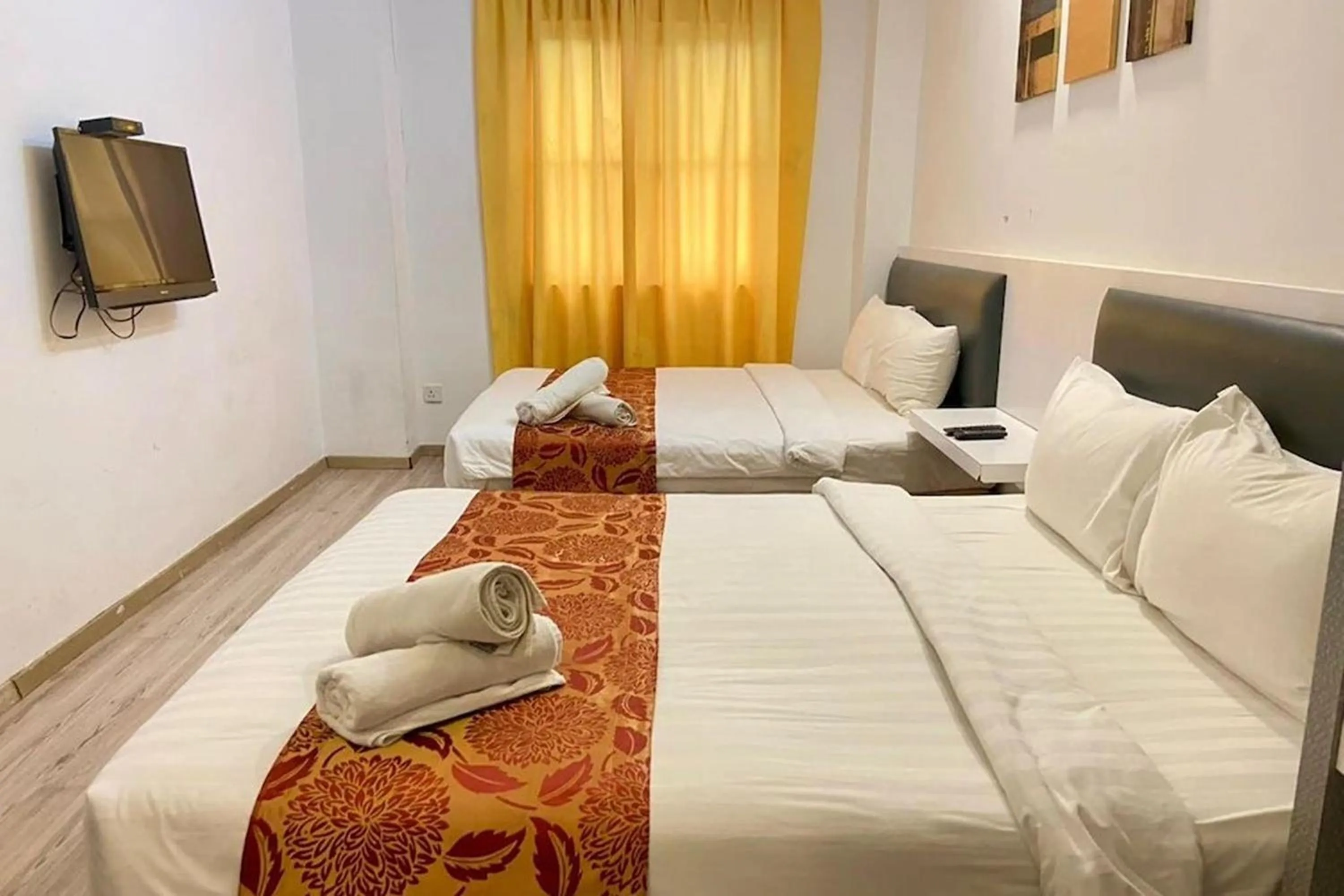 Bed in Hotel Dlima Inn Plaza Mahkota Melaka