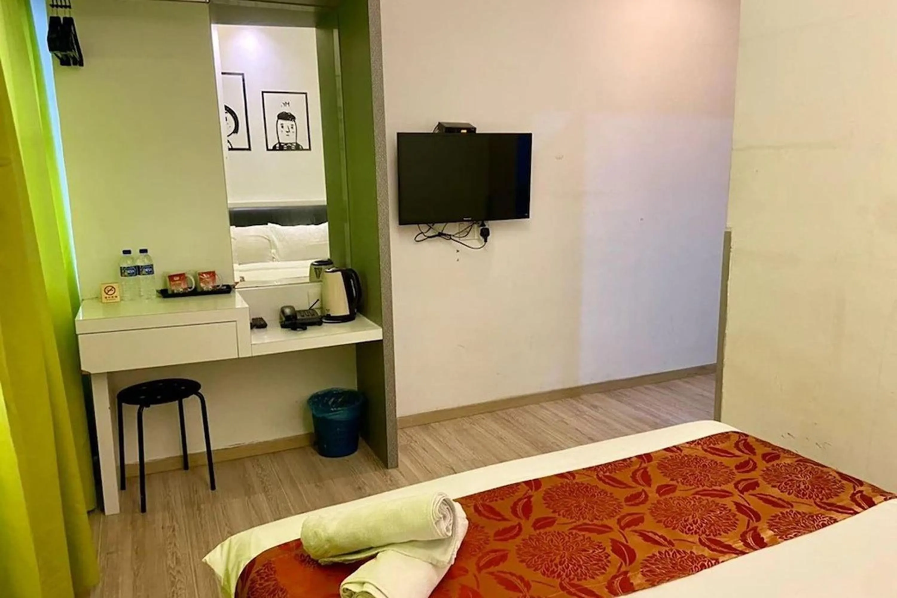 Bed in Hotel Dlima Inn Plaza Mahkota Melaka