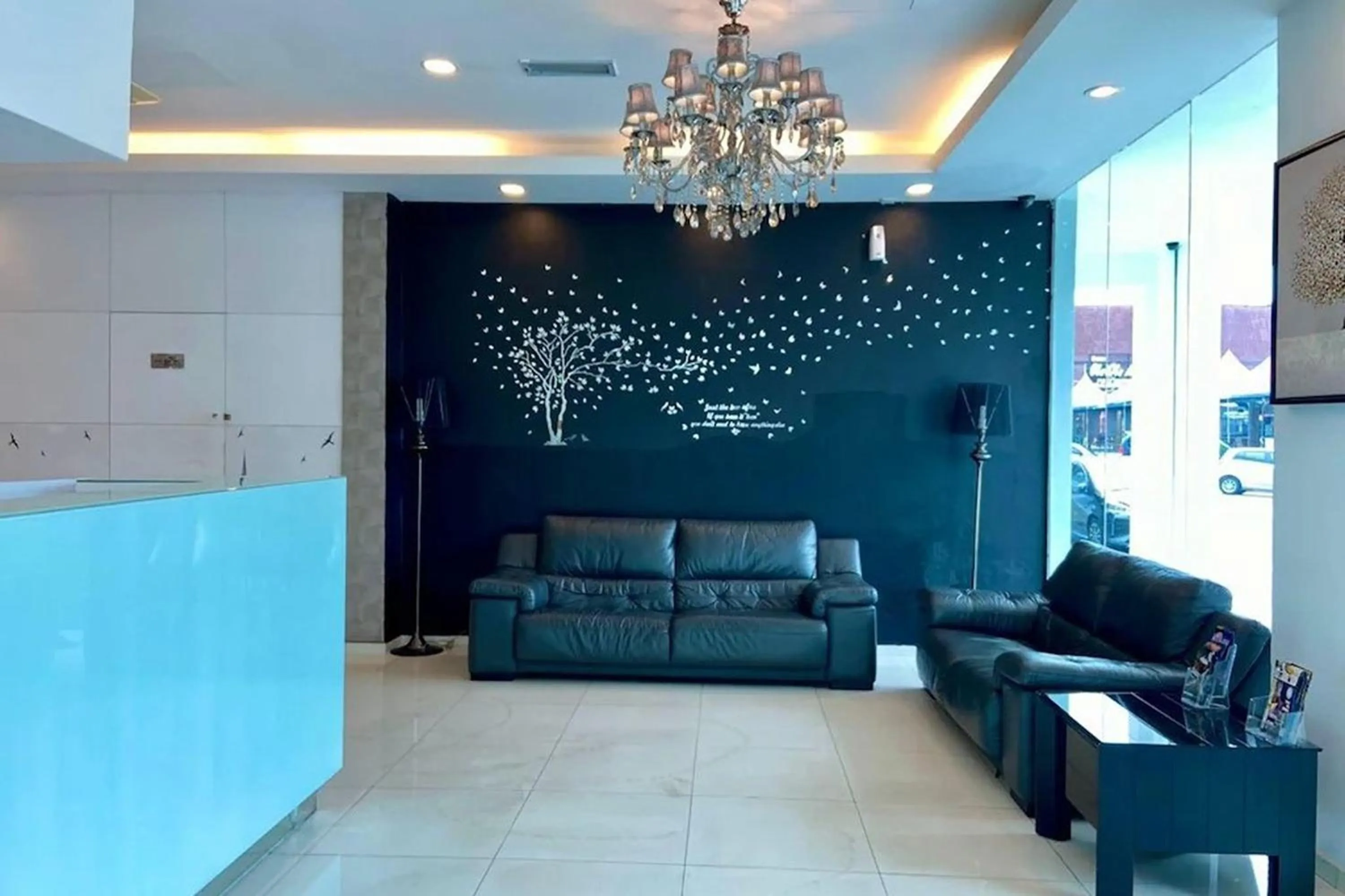 Seating area in Hotel Dlima Inn Plaza Mahkota Melaka