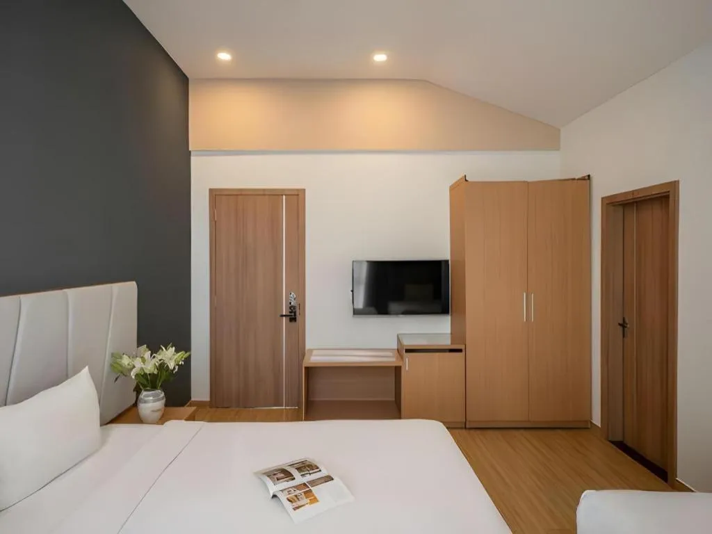 Bed in Gold View Boutique Hotel Đà Lạt