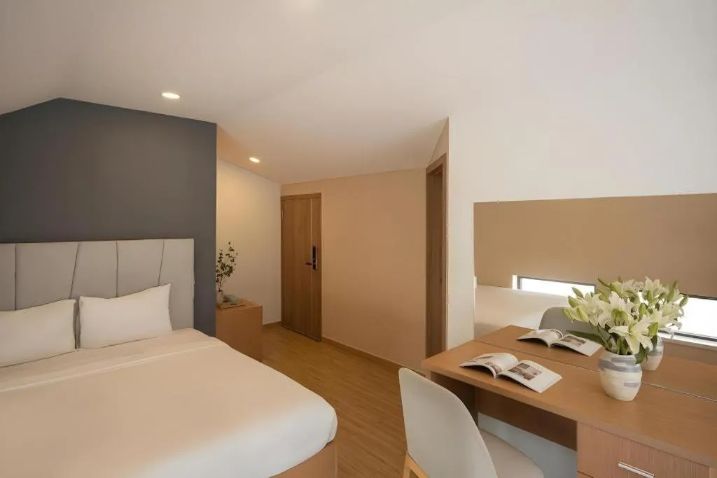 Bed in Gold View Boutique Hotel Đà Lạt