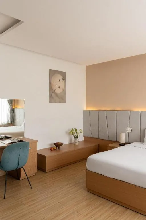 Bed in Gold View Boutique Hotel Đà Lạt