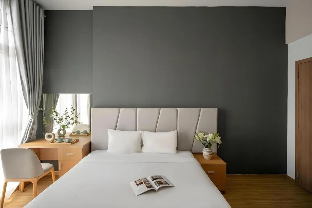 Bed in Gold View Boutique Hotel Đà Lạt