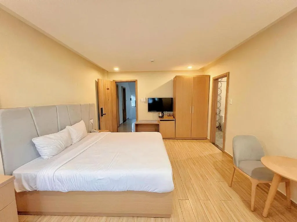 Bed in Gold View Boutique Hotel Đà Lạt