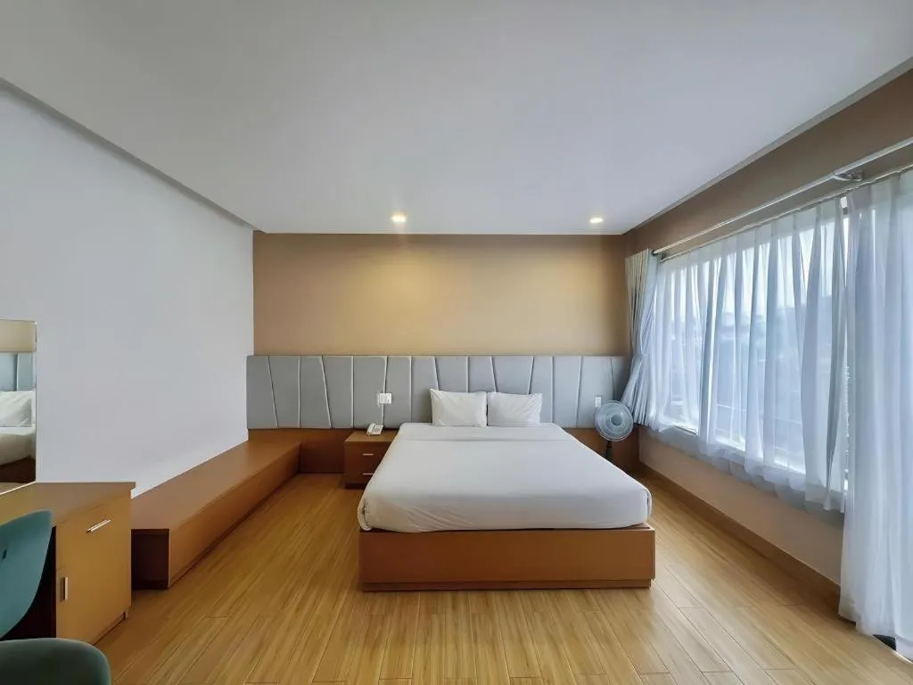 Bed in Gold View Boutique Hotel Đà Lạt