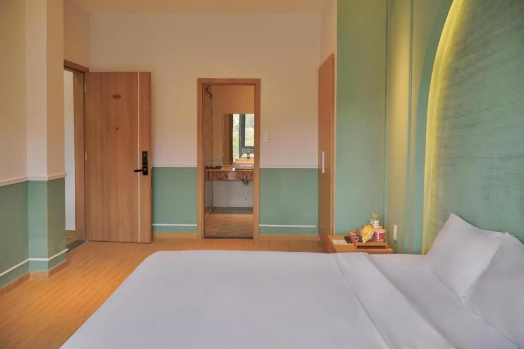 Bed in Gold View Boutique Hotel Đà Lạt