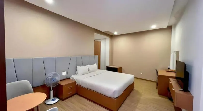 Bed in Gold View Boutique Hotel Đà Lạt