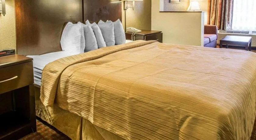 Bed in Quality Inn & Suites near Panama City Beach