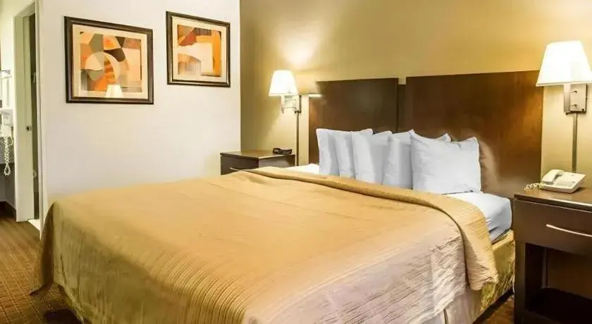 Bed in Quality Inn & Suites near Panama City Beach Bed in Quality Inn & Suites near Panama City Beach