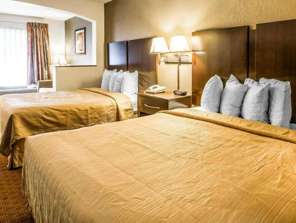 Bed in Quality Inn & Suites near Panama City Beach