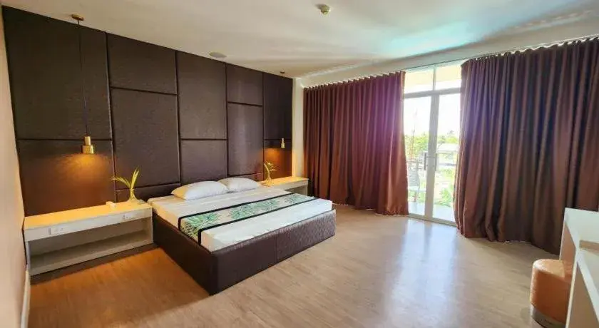 Bed in The Hotel Sophia Bed in The Hotel Sophia