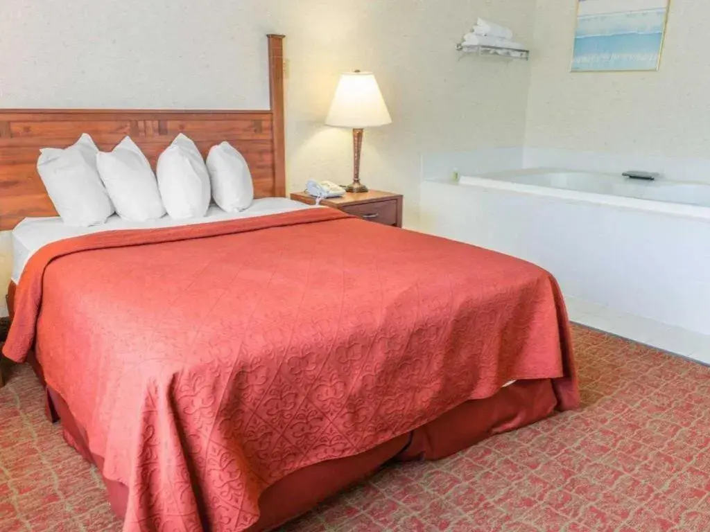 Bed in Quality Inn Royle Bed in Quality Inn Royle