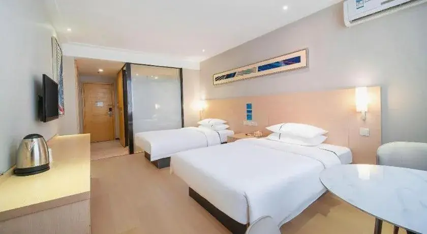 Bed in City Comfort Inn Wuhan Dongting Road Bed in City Comfort Inn Wuhan Dongting Road