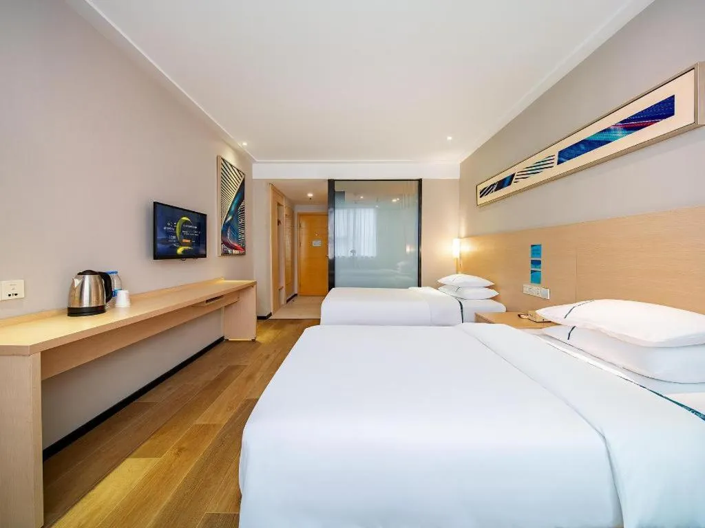 Bed in City Comfort Inn Wuhan Dongting Road