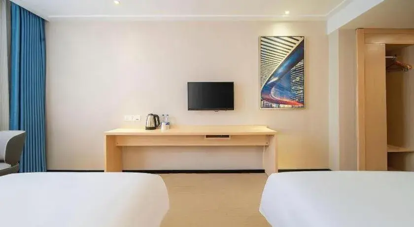 Bed in City Comfort Inn Wuhan Dongting Road Bed in City Comfort Inn Wuhan Dongting Road
