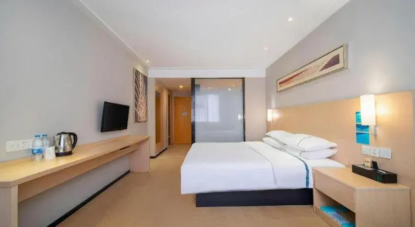 Bed in City Comfort Inn Wuhan Dongting Road Bed in City Comfort Inn Wuhan Dongting Road