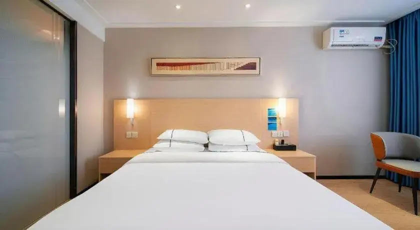 Bed in City Comfort Inn Wuhan Dongting Road Bed in City Comfort Inn Wuhan Dongting Road