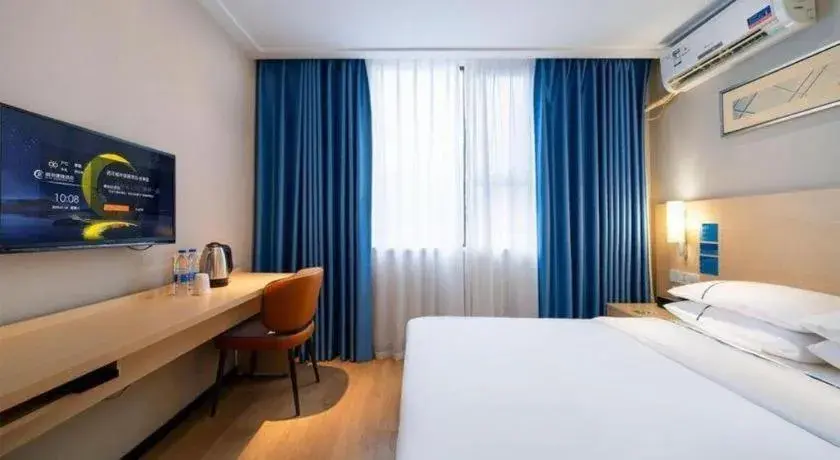 Bed in City Comfort Inn Wuhan Dongting Road Bed in City Comfort Inn Wuhan Dongting Road