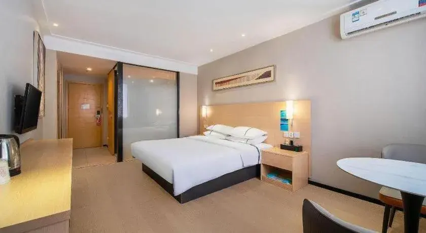 Bed in City Comfort Inn Wuhan Dongting Road Bed in City Comfort Inn Wuhan Dongting Road