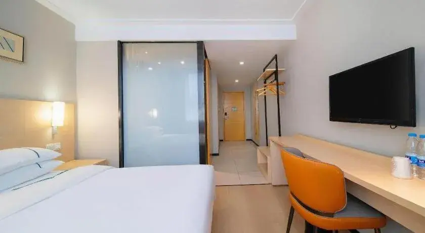 Bed in City Comfort Inn Wuhan Dongting Road Bed in City Comfort Inn Wuhan Dongting Road