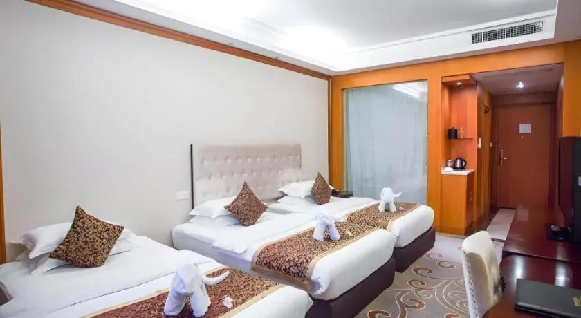 Bed in Dork Jumpa Hotel