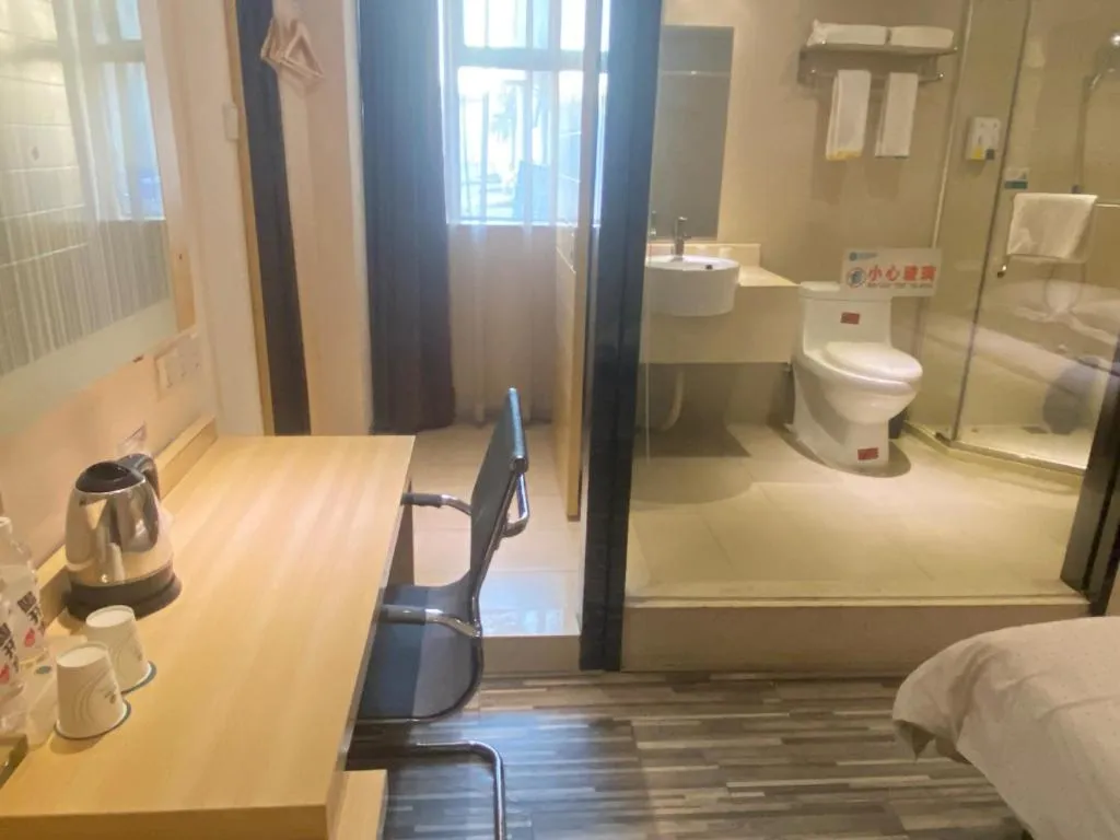 Bed in City Comfort Inn Foshan Shunde Leliu