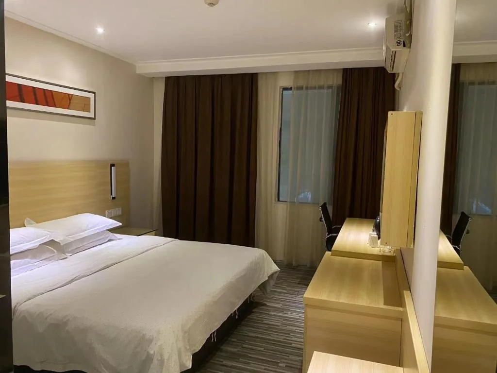 Bed in City Comfort Inn Foshan Shunde Leliu
