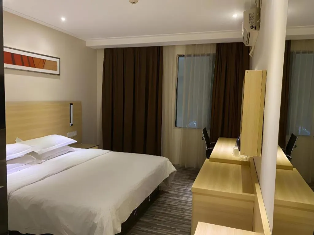 Bed in City Comfort Inn Foshan Shunde Leliu