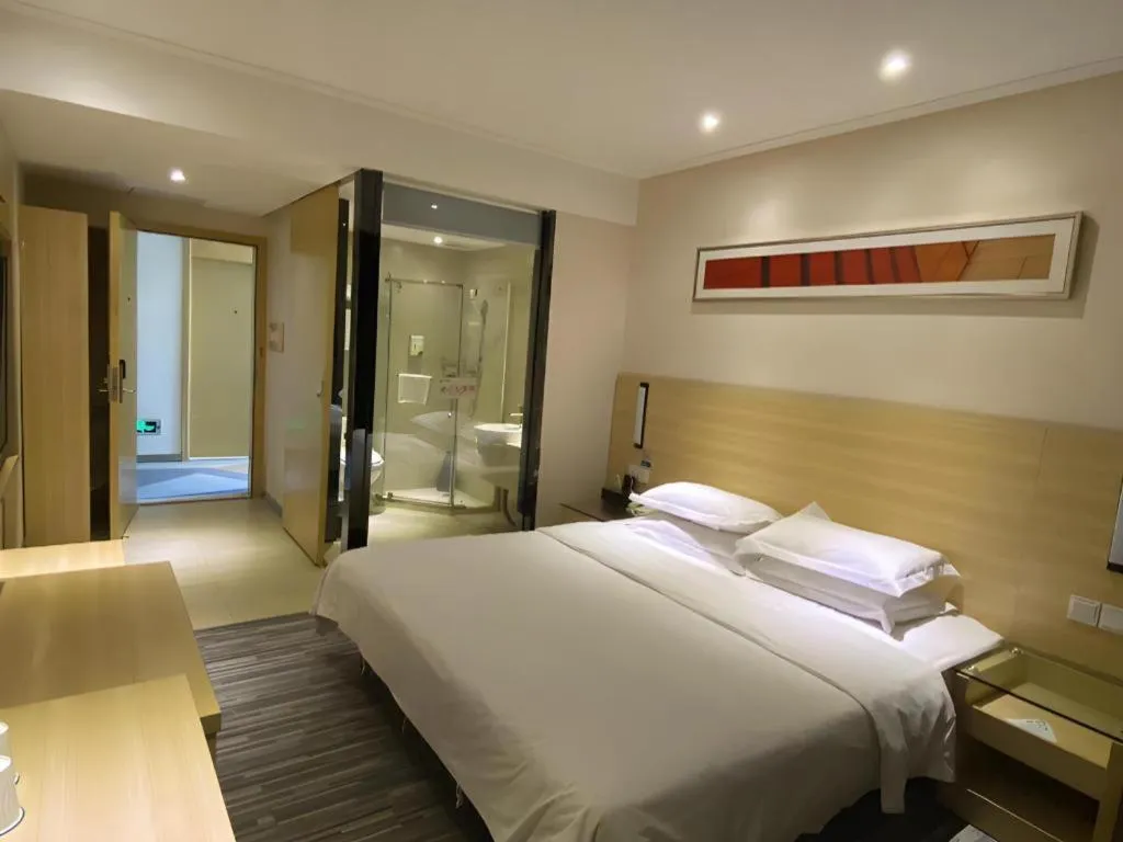 Bed in City Comfort Inn Foshan Shunde Leliu