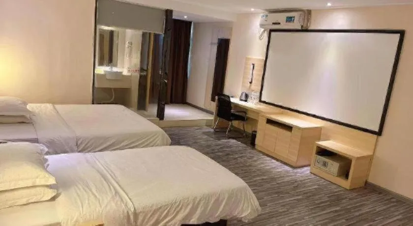 Bed in City Comfort Inn Foshan Shunde Leliu