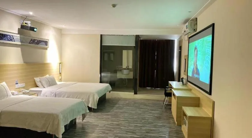 Bed in City Comfort Inn Foshan Shunde Leliu