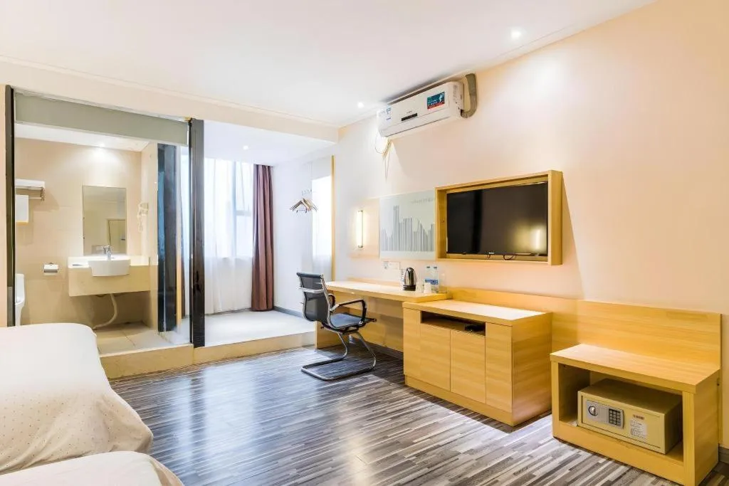 Bed in City Comfort Inn Foshan Shunde Leliu