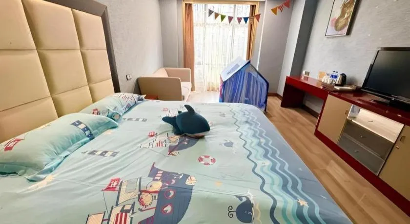 Bed in Shenzhen Bao Yue Hotel