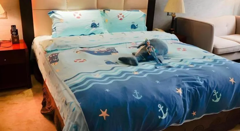 Bed in Shenzhen Bao Yue Hotel