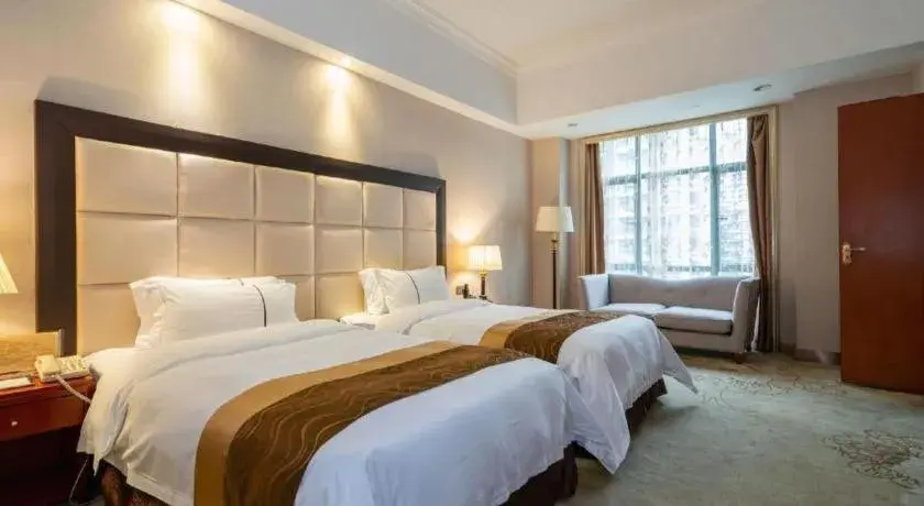 Bed in Shenzhen Bao Yue Hotel Bed in Shenzhen Bao Yue Hotel