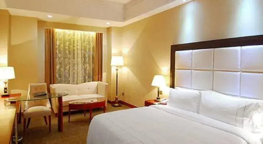 Bed in Shenzhen Bao Yue Hotel Bed in Shenzhen Bao Yue Hotel