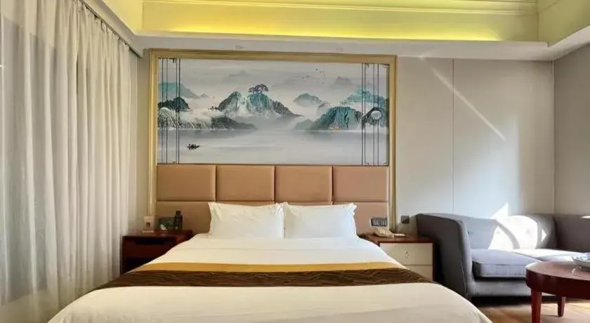 Bed in Shenzhen Bao Yue Hotel Bed in Shenzhen Bao Yue Hotel