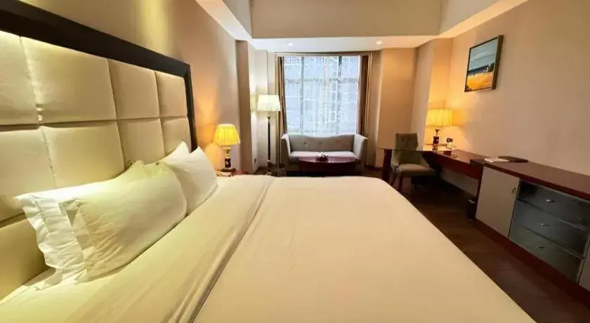 Bed in Shenzhen Bao Yue Hotel Bed in Shenzhen Bao Yue Hotel