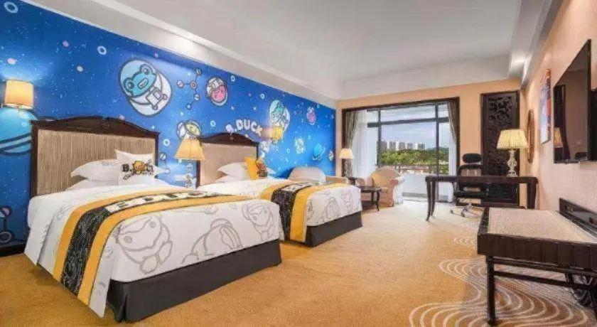 Bed in Country Garden Phoenix Hotel Yunfu