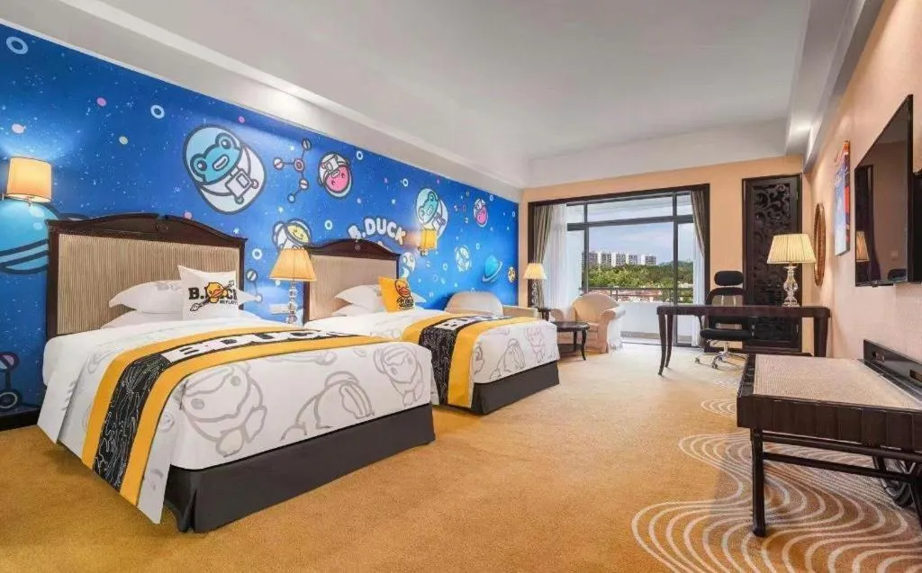 Bed in Country Garden Phoenix Hotel Yunfu