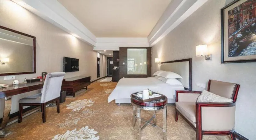 Bed in Country Garden Phoenix Hotel Yunfu