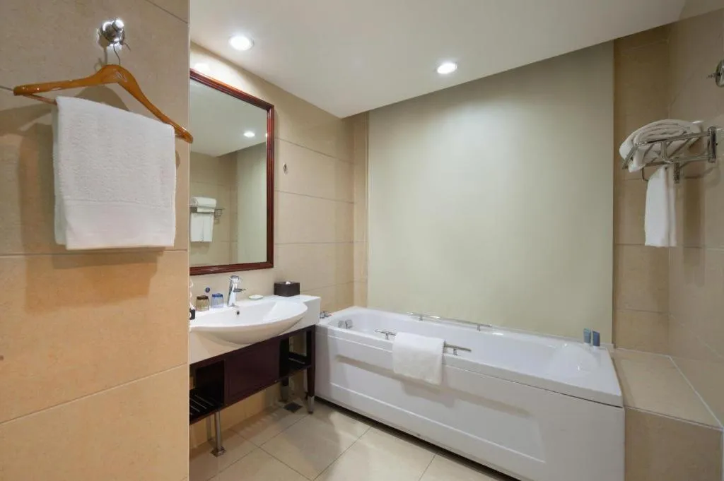 Bed in Country Garden Phoenix Hotel Yunfu