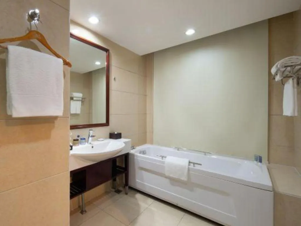 Bed in Country Garden Phoenix Hotel Yunfu